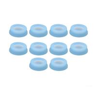 Lot de 10 joints pratiques en silicone pour valve triangulaire, anneau de prévention des fuites, joint résistant aux hautes températures pour robinet de lavabo de toilette d'intérieur, évier de