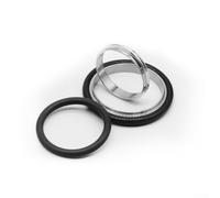 Lot de 10 joints toriques ISO pour Kf - En caoutchouc - Résistant à la chaleur jusqu'à 250 °C - Pour brides KF10/KF16/KF25/KF40 - Noir - Design robuste pour l'industrie et le laboratoire (KF16)
