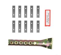 Lot de 10 lames de grattoir en carbure de tungstène 50 x 12 x 1 5 mm