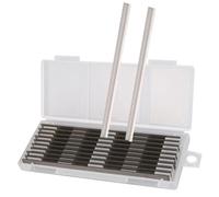 Lot de 10 lames de rabot électriques réversibles 82 mm en acier inoxydable durable avec deux bords de coupe pour Makita, Bosch, Hitachi, professionnel et bricolage du bois