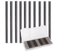 Lot de 10 Lames de Raboteuse 82mm, Lames Réversibles 82x5.5x1.2mm Rabot électrique Lame, Lame HSS de Rechange pour Machines De Travail du Bois, Rabots MAKlTA, Bosch