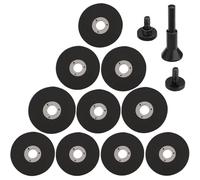 Lot De 10 Lames De Scie Circulaire En Résine De 50 Mm, Disque De Coupe For Meuleuse, Outil Rotatif, Roue De Coupe En Acier Inoxydable + Mandrin