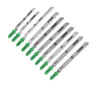 Lot de 10 lames pour scie sauteuse assorties bois Erbauer