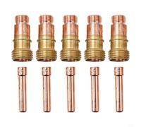 Lot de 10 lentilles à gaz STUBBY 17GL332 10N24S, pince de serrage 3/32" pour torche de soudage TIG WP17 WP18 WP26