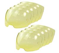 Lot de 10 lentilles de couvercle avant ambrées 0700000803 compatibles avec casque de soudage ESAB Sentinel A50 10 x 5 cm