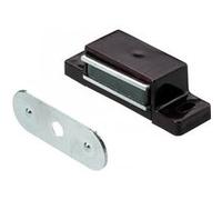 Lot de 10 loqueteaux magnétiques plastique HETTICH, L.14.5 x l.45.3 mm G