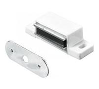 Lot de 10 loqueteaux magnétiques plastique HETTICH, L.14.5 x l.45.3 mm G