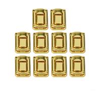 Lot de 10 loquets de valise en métal - 25 x 38 mm - Lot de 10 loquets de | Lot de 10 pièces, dimensions 25 x 38 mm, matériau en fer, aspect antique, idéal pour les coffres