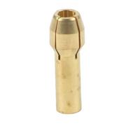 Lot de 10 mandrins de serrage en laiton 4,8 mm | Ces colliers de serrage en cuivre traité thermiquement offrent une prise en main sûre à quatre griffes