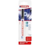 Lot De 10 Marqueurs Cd-Dvd-Bd 8400 Noir Pointe Fine 0,5-1 Mm