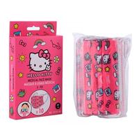 Lot De 10 Masques Enfants Usage Unique Hello Kitty