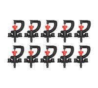 Lot de 10 Micro-buses Rotatives de Type G, Arroseurs de Pelouse pour Plantes de Jardin, Arroseur à Réfraction, Buse de Pulvérisation Uniforme Rotative à 360 Degrés pour Serre