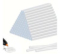 Lot de 10 mini bâtons de colle chaude pour pistolet à colle chaude, matériau en résine adhésive puissante, 7 mm x 150 mm