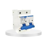 Lot de 10 mini-disjoncteurs CC MCB CT65-125 1-2P 80-125 A 500 V/1000 V for protection photovoltaïque l'énergie solaire(80a,2P 500V)
