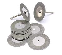 Lot de 10 mini disques à tronçonner diamantés 35 mm pour Dremel et Proxxon