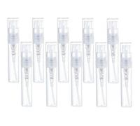Lot de 10 mini flacons spray rechargeables 2 ml, atomiseur de voyage portable pour parfum et liquide