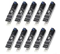 Lot de 10 modules de capteur infrarouge TCRT5000 utilisés en ligne suivant les algorithmes et les routines de réponse aux obstacles pour robots