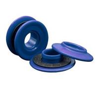 Lot de 10 oeillets à clipser pour bâche à bulles ou autres types de bâches - Bleu - Linxor Bleu G