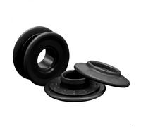 Lot de 10 oeillets à clipser pour bâche à bulles ou autres types de bâches - Noir - Linxor