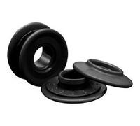 Lot de 10 oeillets à clipser pour bâche à bulles ou autres types de bâches - Noir - Linxor