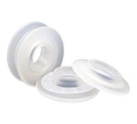 Lot de 10 oeillets à clipser pour bâche à bulles ou autres types de bâches - Transparent - Linxor