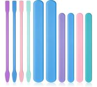 Lot de 10 outils d'agitation réutilisables en silicone pour la fabrication de bougies en résine époxy et cire avec plusieurs tailles pour projets d'artisanat et fournitures artistiques dans la cuisine