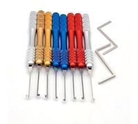 Lot de 10 outils de serrurier colorés Kaba