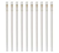 Lot de 10 paires de baguettes réutilisables en céramique chinoise antidérapante pour femme, homme, adolescent, personnes âgées, , maison, restaurant, dîner, cuisine, vaisselle durable