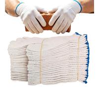 Lot de 10 paires de moufles de travail respirantes en nylon pour entrepôt
