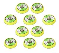 Lot de 10 patins de ponçage de 5,1 cm pour polisseuse filetage M6, mini plaque arrière pour ponceuse à air