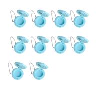 Lot de 10 petites boîtes de rangement en forme de rose avec miroir pour rouge à lèvres