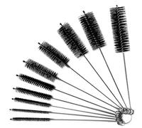 Lot de 10 petites brosses de nettoyage pour petits espaces - Paille, fenêtre, aérographe - Plusieurs tailles