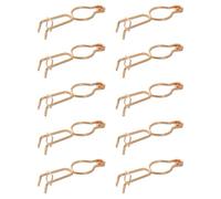 Lot de 10 pièges à Taupe Fil Rond Acier cuivré