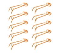 Lot de 10 pièges à taupe Putange traditionnel acier cuivré