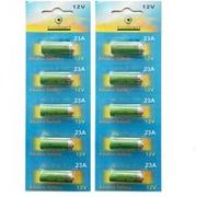 Visiodirect Piles alcalines A23 12V - Lot de 10