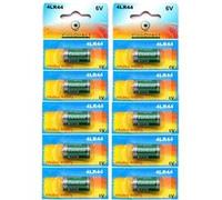 Lot de 10 Piles Alcaline 6V Type 4LR44 compatibles 4AG13 4A76 476A - Visiodirect - G