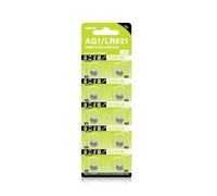 Lot de 10 piles bouton AG1 LR621 LR60 SR621SW SR60 SR60L SR60 L621 TR621 SR621 LR621W 164 CX60 D364 GP364 364A pour montre