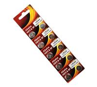 Lot de 10 piles bouton AG13 1,55 V LR44 A76 357 357 A alcalines pour calculatrice, montres, jouets, calculatrice