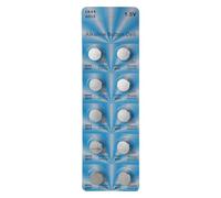 Lot de 10 piles bouton AG13 LR44 A76 357 357A LR1154 SR1154 SR44 1,5 V pour appareils électroniques, montres