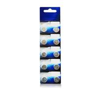 Lot de 10 piles bouton alcalines AG12 LR43 1,5 V pour calculatrices et montres