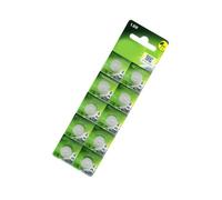 Lot de 10 piles bouton alcalines AG13 1,5 V LR44 A76 357 357A LR1154 SR1154 SR44 GP76