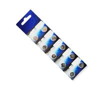 Lot de 10 piles bouton alcalines AG9 1,5 V LR936 394 pour horloge auditive et lampe de poche LED