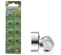 Lot de 10 Piles Bouton alcalines PoundMax AG6 370 371 LR921 LR69 SR920SW LR920 1,5 V