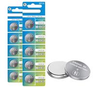 Lot de 10 piles bouton CR2032