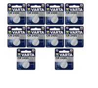 lot de 10 piles bouton cr2450 (6450), dl2450 varta ( Accessoire alimentation ) -