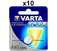 Lot de 10 piles bouton lithium CR1/3N 3V VARTA