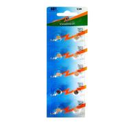 Lot de 10 Piles bouton plates Type AG1/G1 compatibles LR60 LR621 SR621W 364 1,5V - Visiodirect -