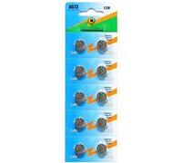 Lot de 10 Piles bouton plates Type AG13 1,5V compatibles LR44 - Visiodirect - G