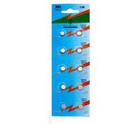 Lot de 10 Piles bouton plates Type AG4/G4 1,5V compatibles LR626 LR626SW 377A SR 626 SR377 G4 - Visiodirect -