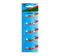 Lot de 10 Piles bouton plates Type AG4/G4 compatibles LR626 LR626SW 377A SR 626 SR377 G4 1,5V - Visiodirect -